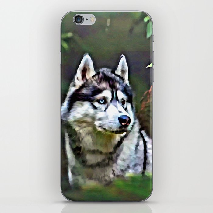 Cute Wolf in The Woods iPhone Skin