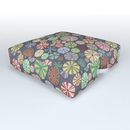 Sea Urchins - Pattern Outdoor Floor Cushion