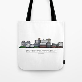 Sheffield Icons - Sheffield Hallam University Tote Bag