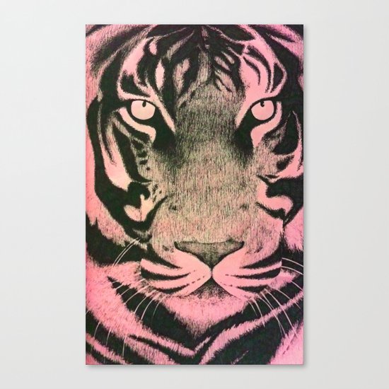 Be a Tiger (Pink) Canvas Print