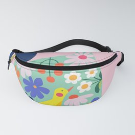 Daisies cat Fanny Pack