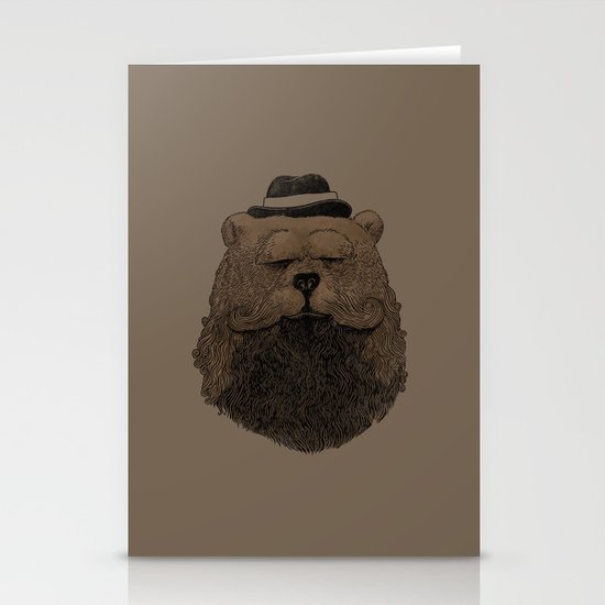 Grizzly Beard Stationery Cards