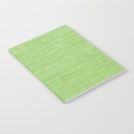 Meadow Green Heritage Hand Woven Cloth Notebook