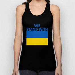 We Stand With Ukraine Unisex Tank Top
