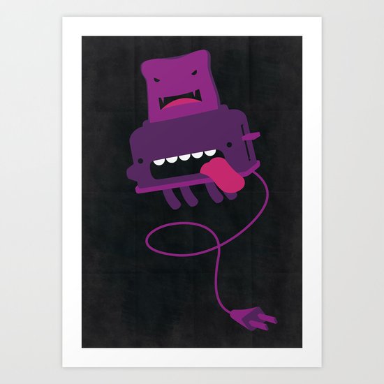 Toast made me do it Art Print