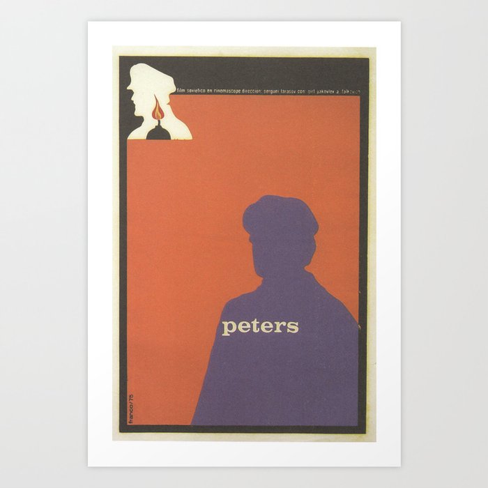 Peters (Soviet Union) Cuban Movie Poster Art Print
