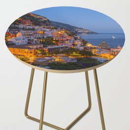 A Serene View of Amalfi Coast in Italy Side Table