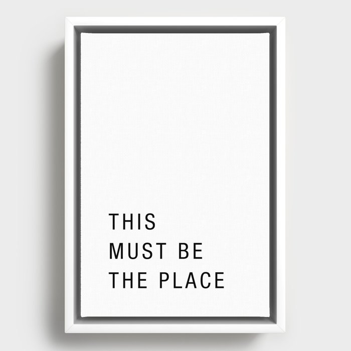 Framed Canvas