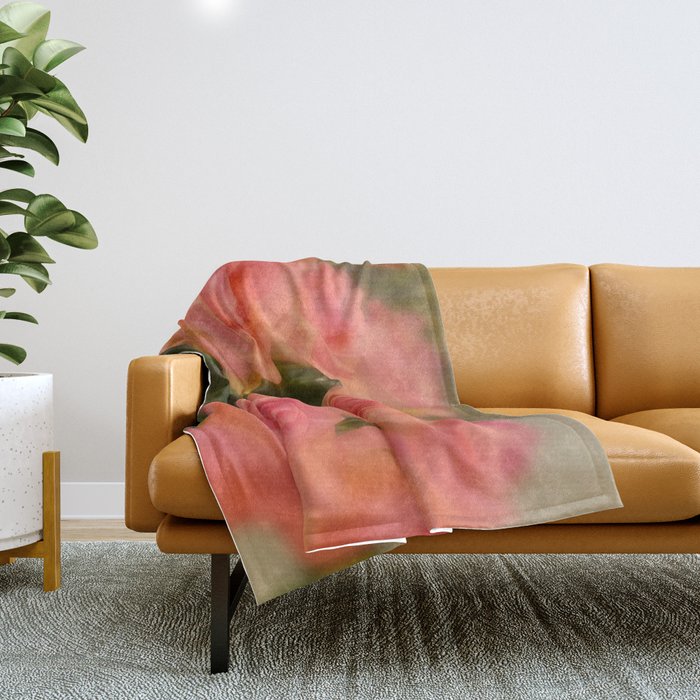 Bed of Roses  Throw Blanket