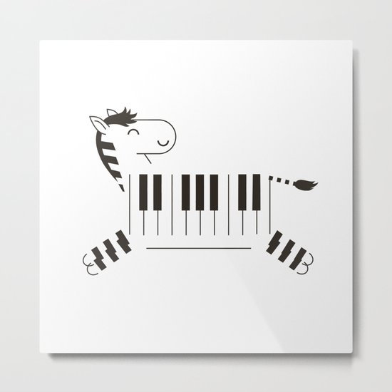 Life is like a piano Metal Print