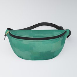 Squares Within Squares Green Fanny Pack