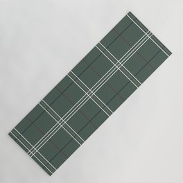 Juniper Plaid Yoga Mat | Pattern, Plaid, Colorfield, Colortheory, Classicplaid, Blue, Beautiful, Originaldesign, White, Pulaskishepherd 