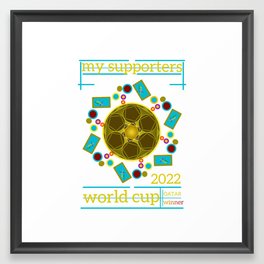 World cup Framed Art Print