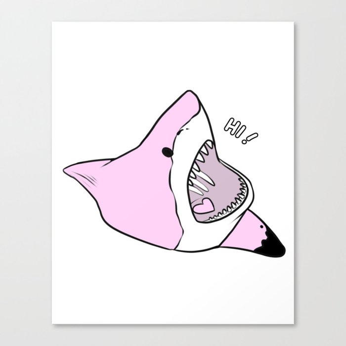 Hi Shark Canvas Print