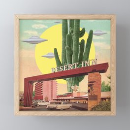 Desert Inn (Square) Framed Mini Art Print