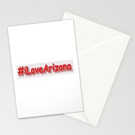 "#iLoveArizona " Cute Design. Buy Now Stationery Card