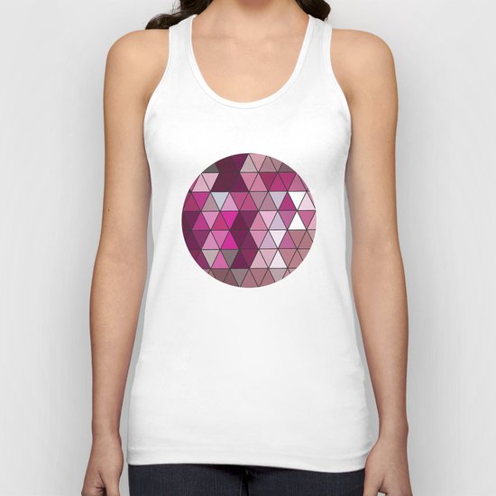 White On A Visit Unisex Tank Top