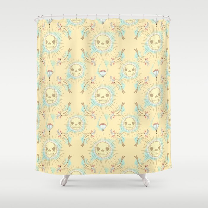 NO ONE EVER REALLY DIES Shower Curtain