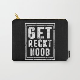 Get Reckt Noob Gamer Carry-All Pouch | Curated, Gamer, Gamerdad, Gamershirt, Graphicdesign, Pcgamer, Gamerdecor, Computer, Gamergifts, Gamers 