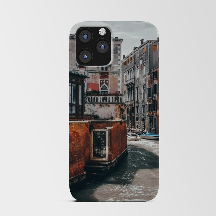 Venice Italy with gondola boats surrounded by beautiful architecture along the grand canal iPhone Card Case