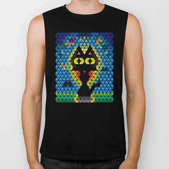 Mosaic Whim Biker Tank