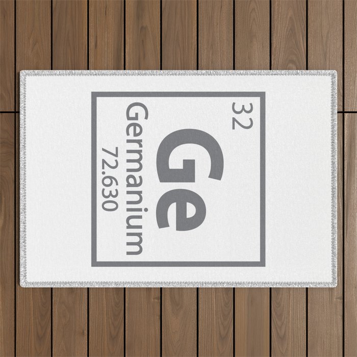 Germanium - Germany Science Periodic Table Outdoor Rug