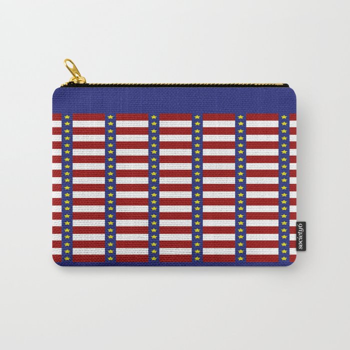 Nautical Stars and Stripes Carry-All Pouch