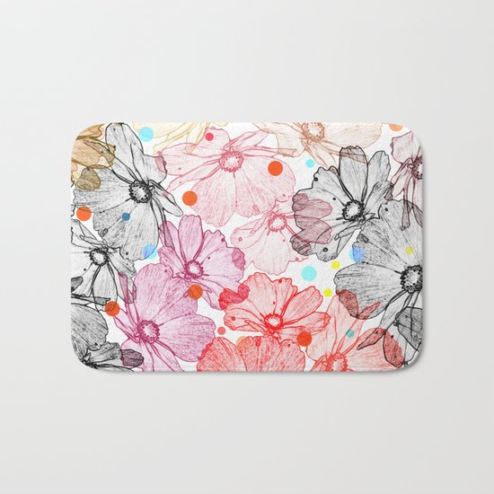 Flower carpet(22). Bath Mat