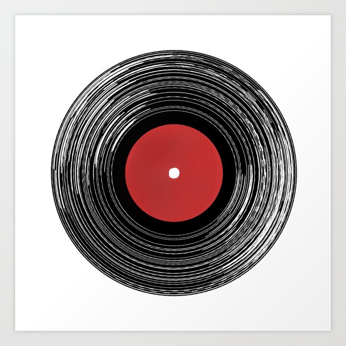 vinyl Art Print by rach_lai Society6