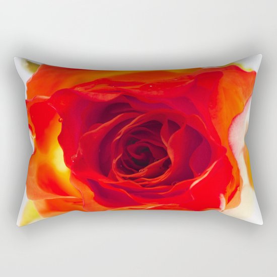 Inside the rose Rectangular Pillow