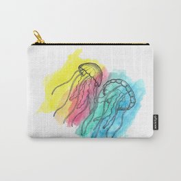 colourful jellyfish Carry-All Pouch