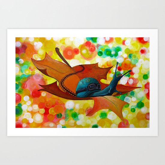 Nature's Come-back Art Print