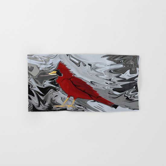 Crystal Cardinal Hand & Bath Towel