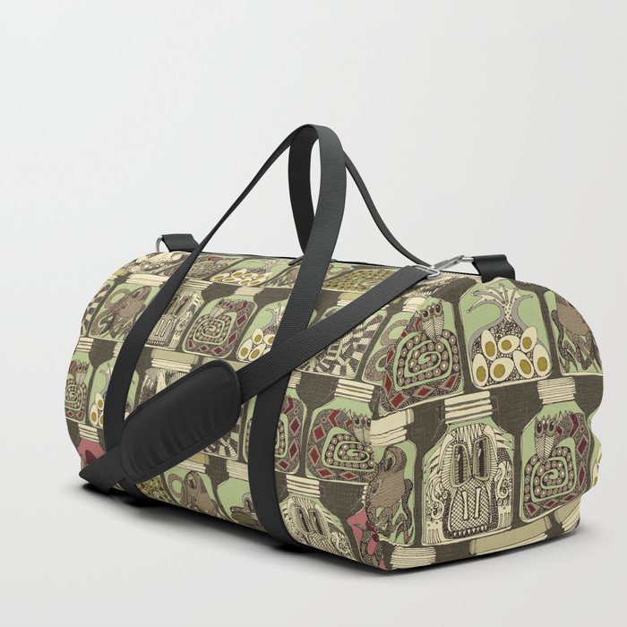 Weird Pickles Vintage Duffle Bag By Sharonturner Weird Pickles Vintage Duffle Bag By Sharonturner
