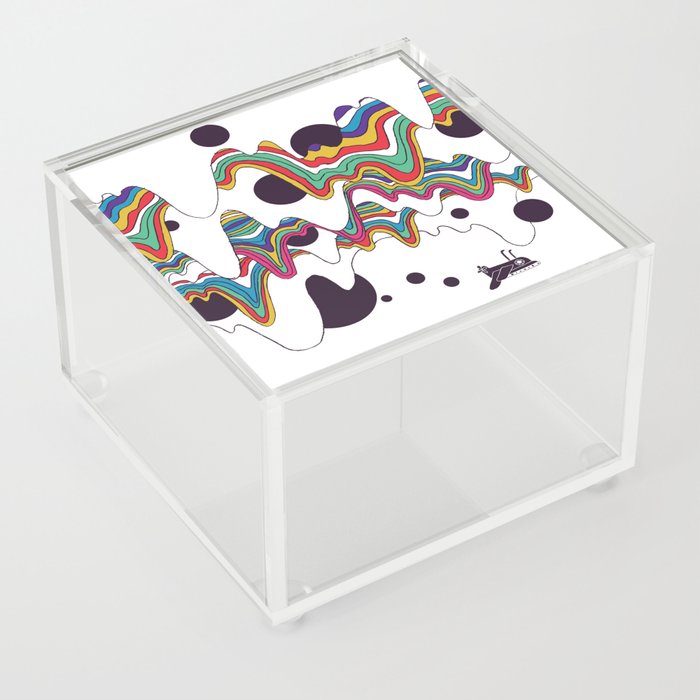 Psychedelic Planet Acrylic Box