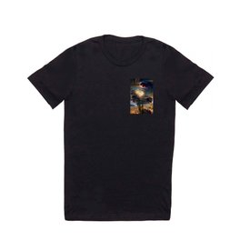 Fireworks above the rooftops T Shirt