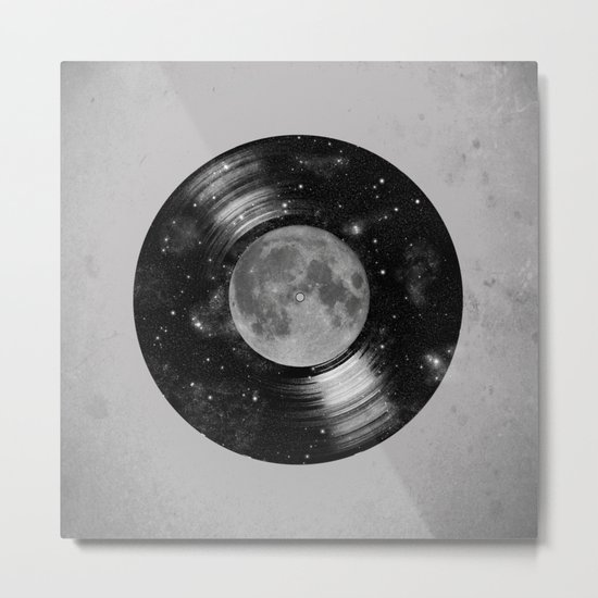 Galaxy Tunes Metal Print