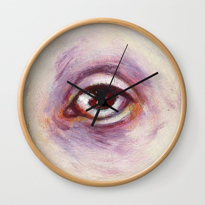Red Eye Wall Clock