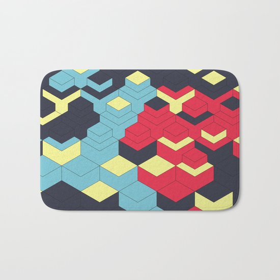 Two Sides A + B Bath Mat