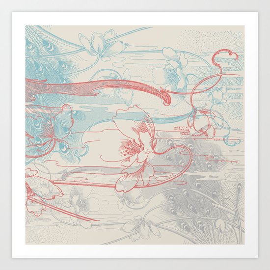 Peacock Art Print