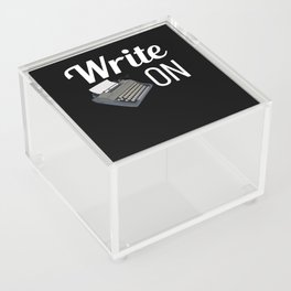 Typewriter Book Author Writer Beginner Quotes	 Acrylic Box