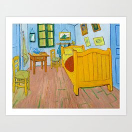 The Bedroom, 1888 by Vincent van Gogh Art Print
