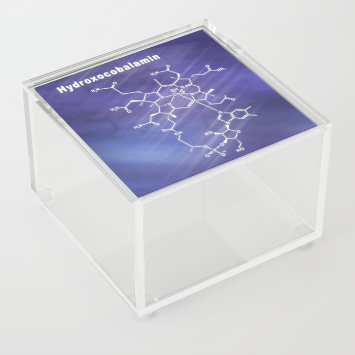 Hydroxocobalamin vitamin B12, Structural chemical formula Acrylic Box