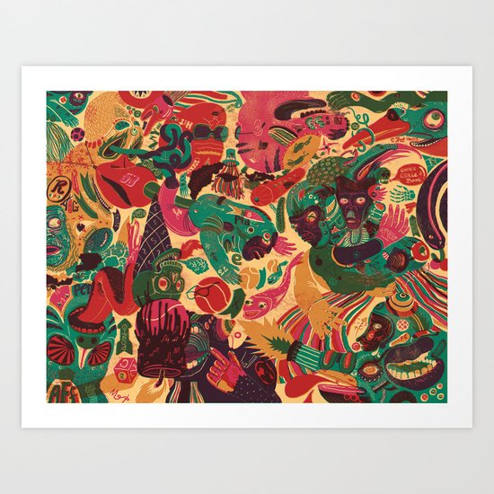 Sense Improvisation Art Print