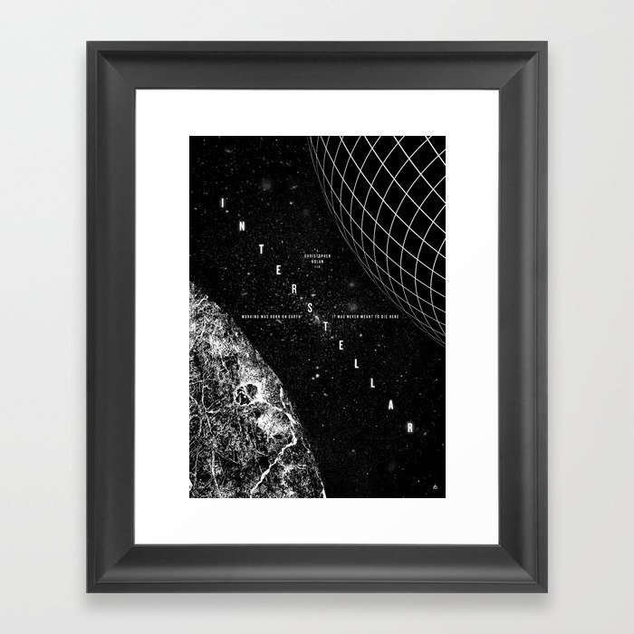 Interstellar Framed Art Print