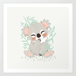 the "Animignons" the Koala Art Print