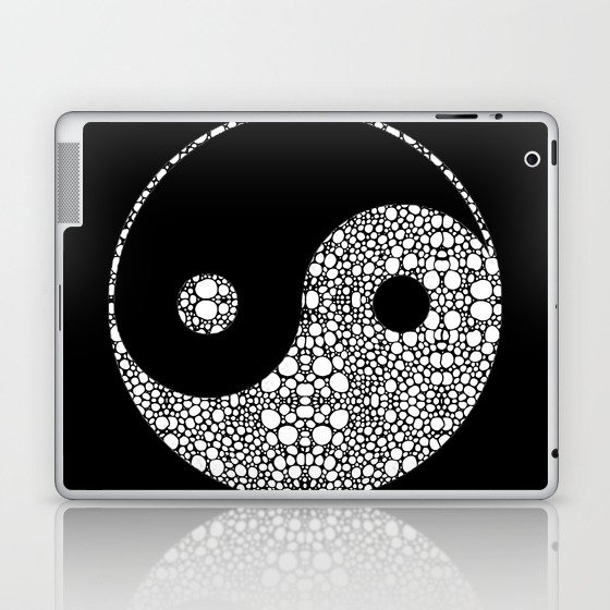 Perfect Balance 2 - Yin and Yang Stone Rock'd Art by Sharon Cummings Laptop & iPad Skin