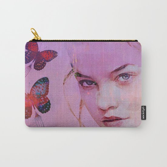Isabelle and butterflies fork Carry-All Pouch