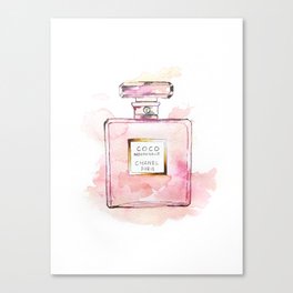 Fashion perfume bottle Canvas Print