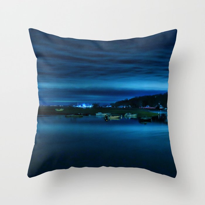 Cold Spring Harbor, NY Throw Pillow